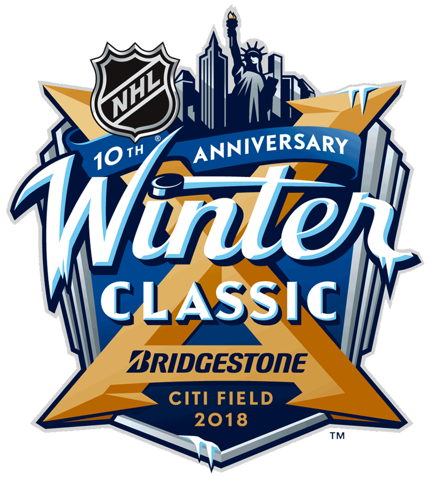 NHL Winter Classic 2018 Primary Logo iron on transfers for T-shirts